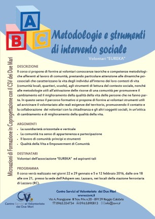locandina eureka corso csv per sito